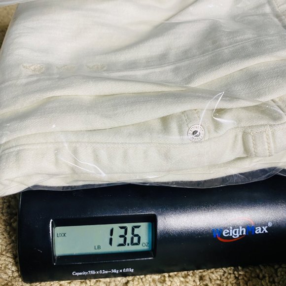 ÉTICA Lily Ankle Skinny Jeans Light Wash Cream Women's Size 24 - Picture 16 of 16